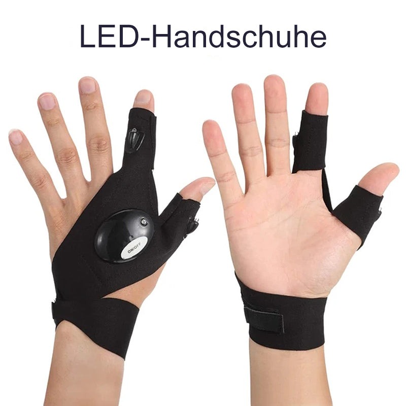 Dsen Angelhandschuhe LED Ultra Bright Taschenlampe Handschuhe,USB