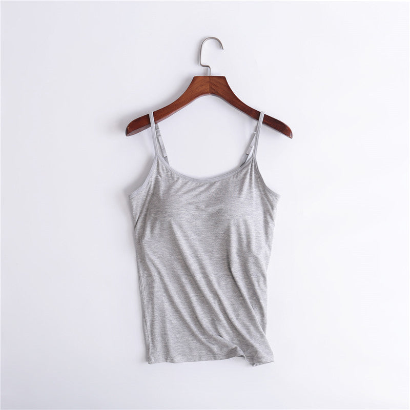 Locker sitzendes Tanktop mit integriertem BH