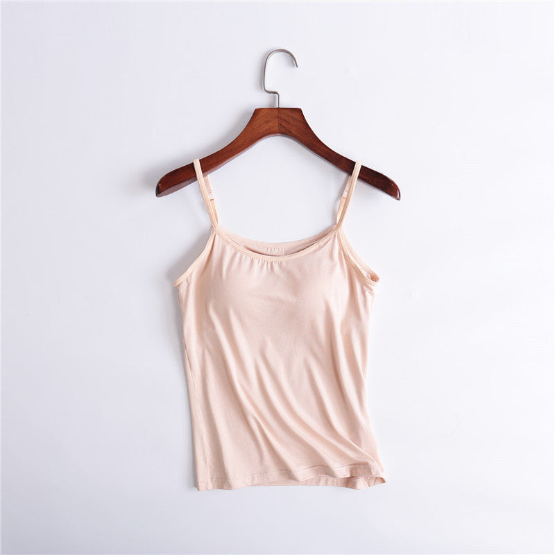 Locker sitzendes Tanktop mit integriertem BH