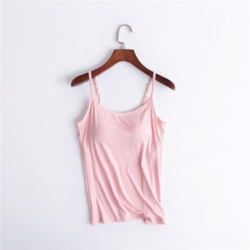 Locker sitzendes Tanktop mit integriertem BH