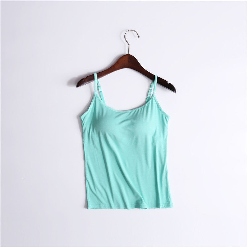 Locker sitzendes Tanktop mit integriertem BH