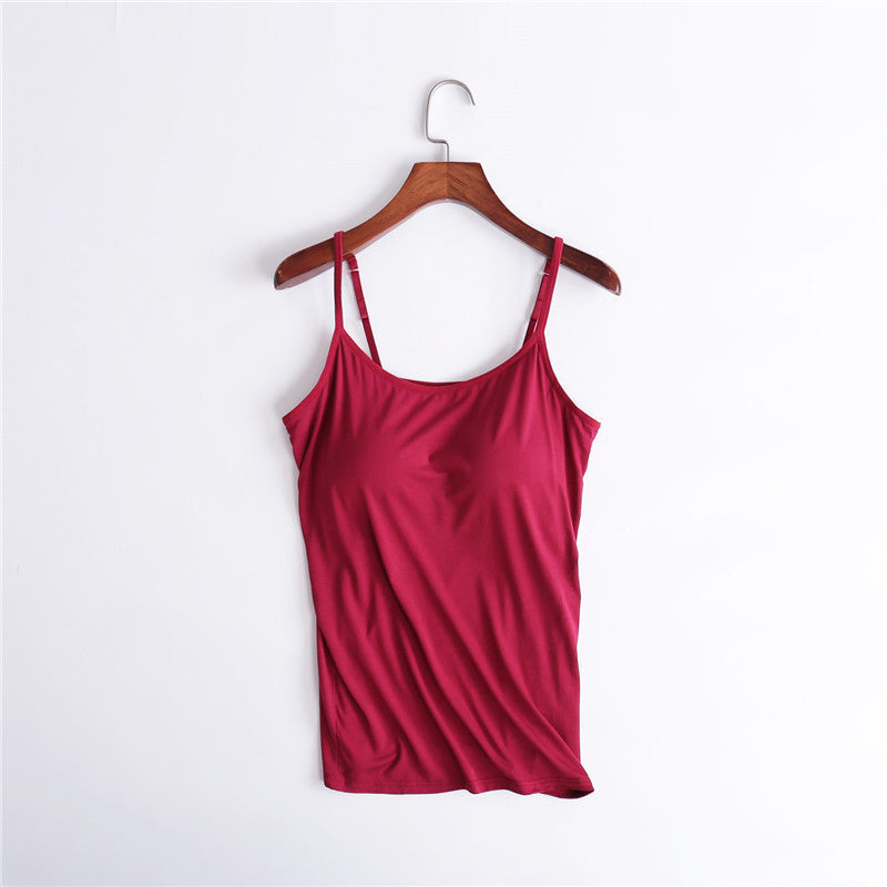 Locker sitzendes Tanktop mit integriertem BH