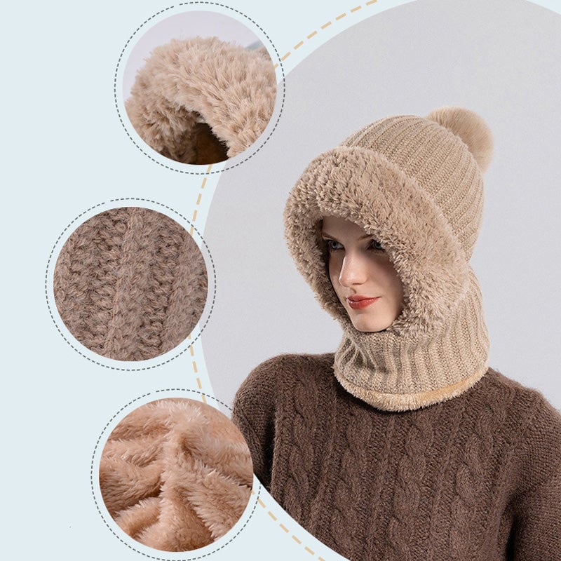 Damen Strickmütze im Herbst und Winter