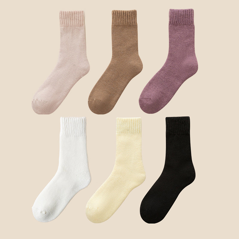 Kuschelige Unisex-Winter-Thermosocken aus Samt