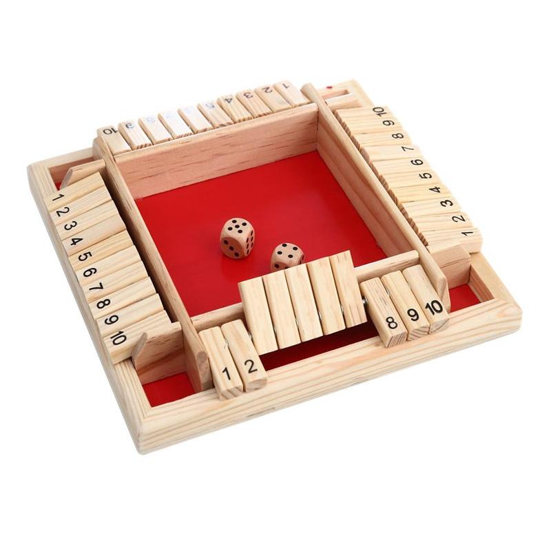 „Shut The Box“-Spiel – Lustiges Tisch-Mathespiel für Erwachsene und Kinder