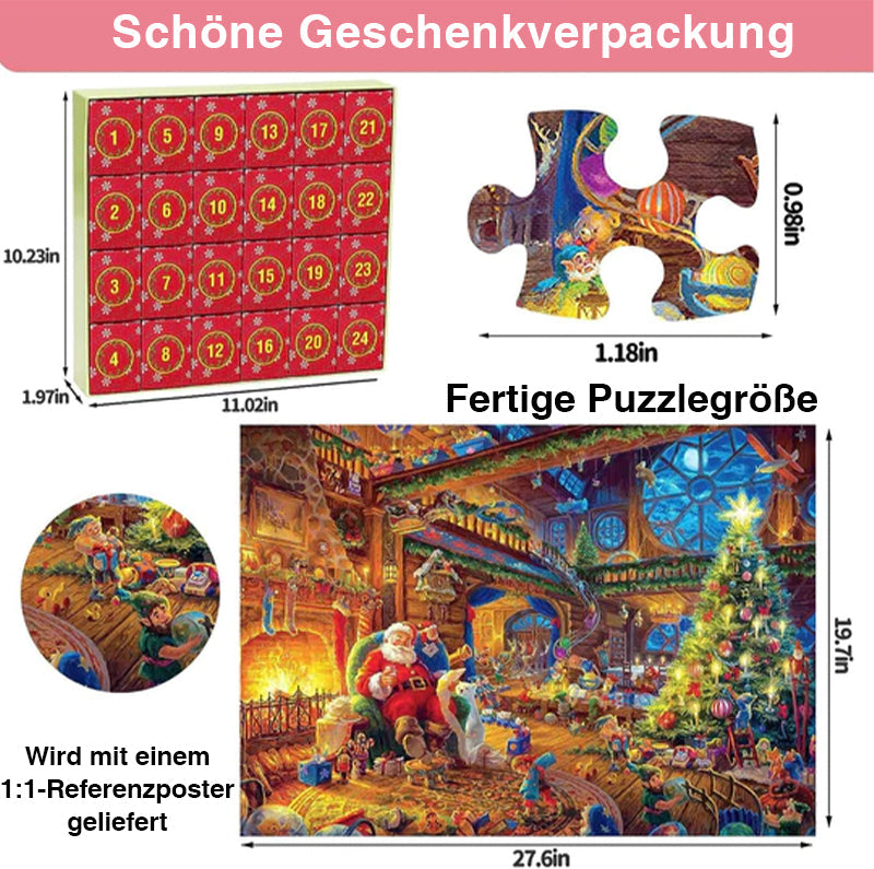 Adventskalender 2024 Weihnachtspuzzles