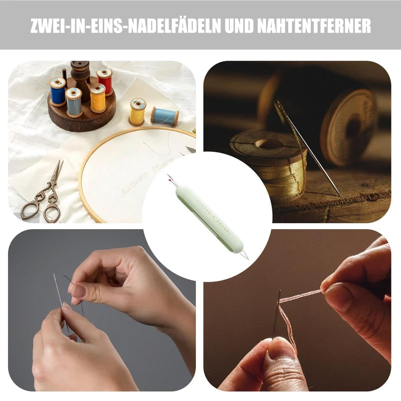 2-in-1-Nadeleinfädler-Nahttrenner