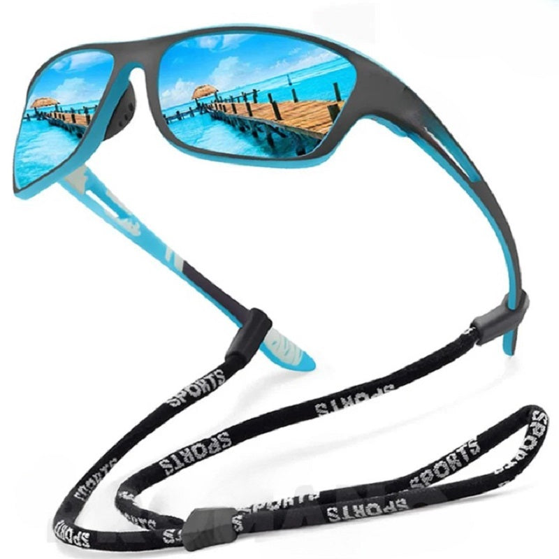 Blendfreie Outdoor-Sportsonnenbrille mit polarisierten Gläsern