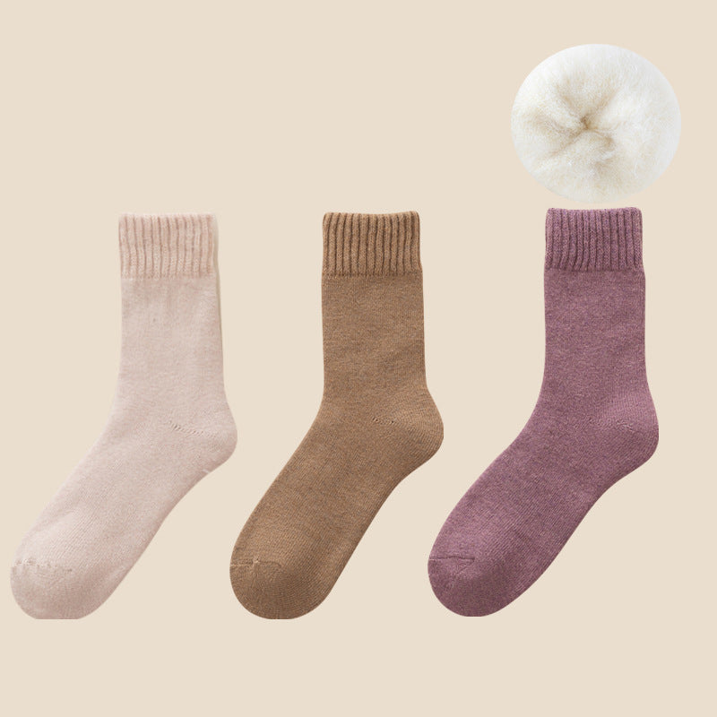 Kuschelige Unisex-Winter-Thermosocken aus Samt