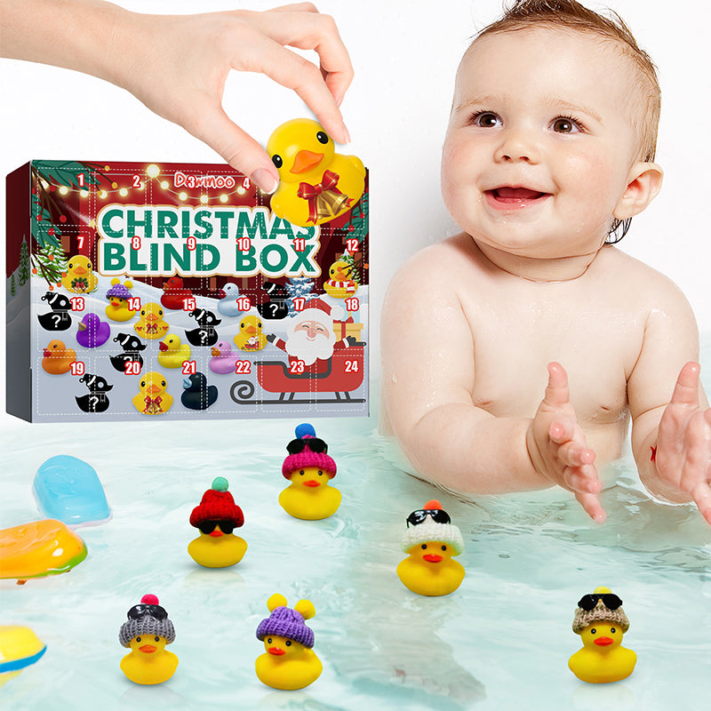 Weihnachtensblindkasten-Ente im Baden-Weihnachtenskalender