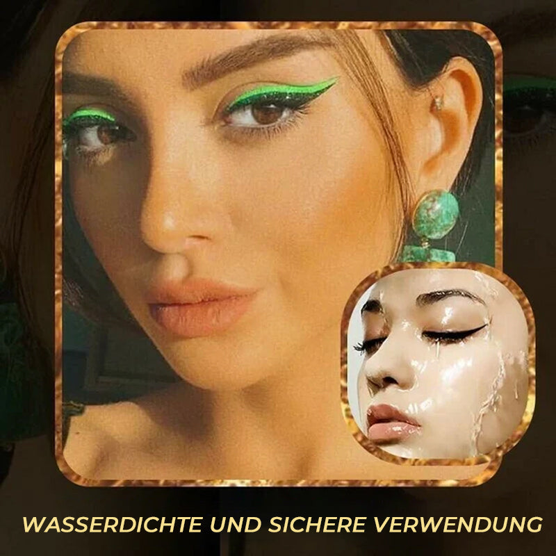 Wasserdichter und wiederverwendbarer Eyeliner und Wimpernaufkleber