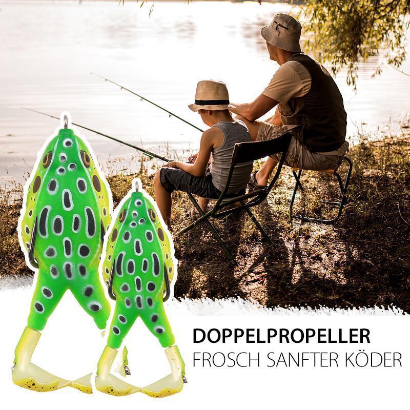 Doppelpropeller Frosch Sanfter Köder(1 oder 5 Stücke)