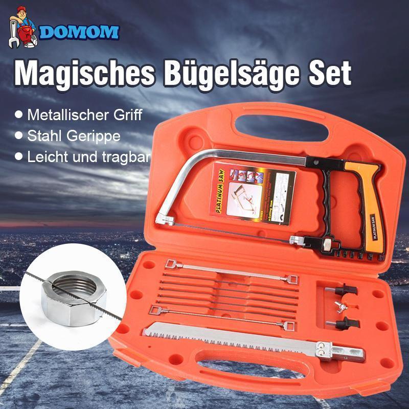 DOMOM Mini Multifunktionale Bügelsäge Tragbare 12 in 1 Säge Set - hallohaus