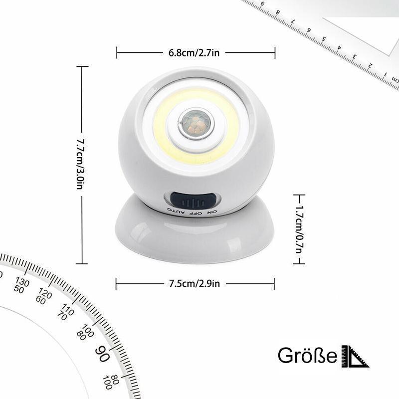 Abnehmbares LED-Sensorlicht mit USB-Aufladung