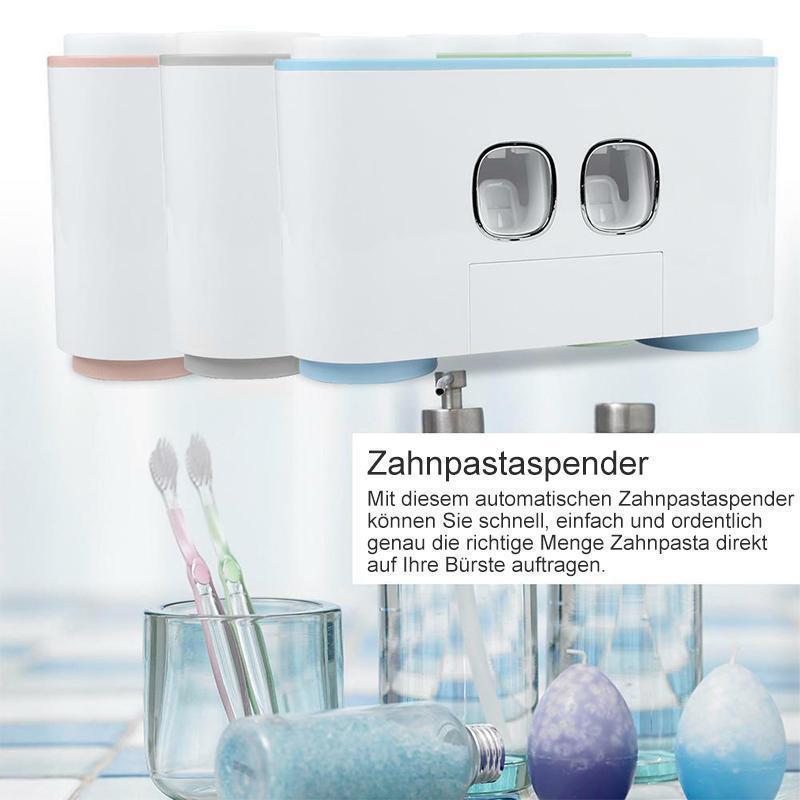 Automatischer Zahnbürstenhalter und Zahnpastaspender Set - hallohaus