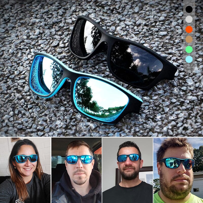 Blendfreie Outdoor-Sportsonnenbrille mit polarisierten Gläsern