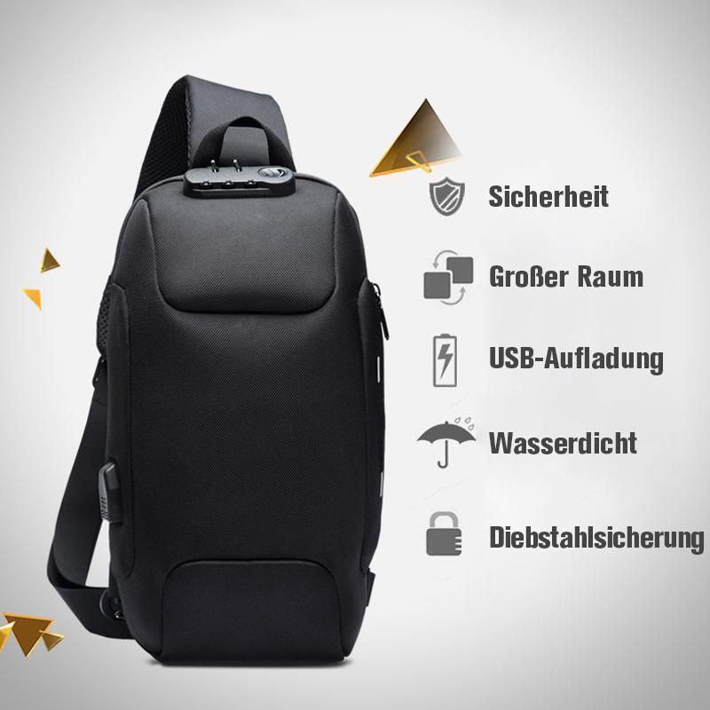 Anti-Diebstahl-Rucksack Mit 3-stelligem Schloss