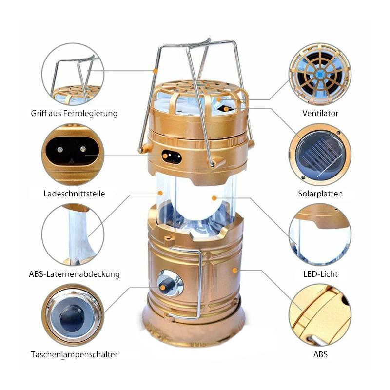 6 in 1 multifunktionales Campinglicht