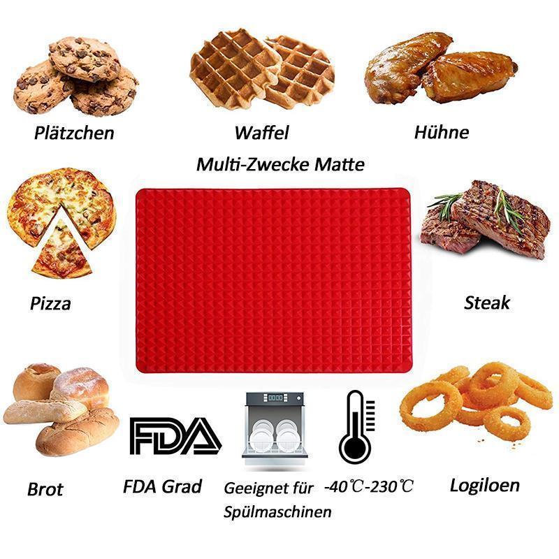 Multi-Zwecke Silikon-Kochmatte (2 Stücke)