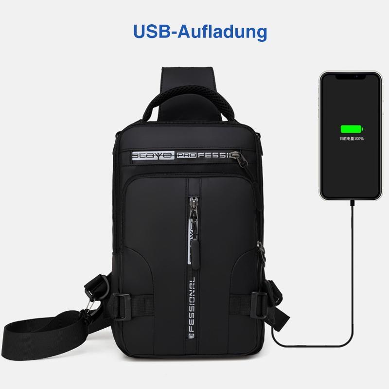 Freietaube Umhängetasche mit USB-Ladegerät