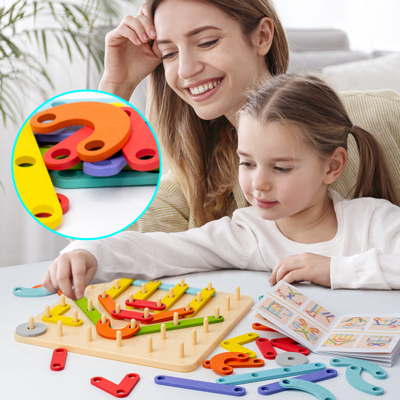 Montessori-Steckbrettpuzzle