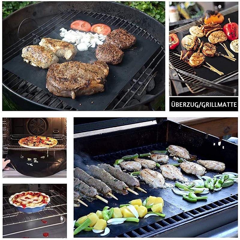 Antihaft BBQ Grillmatten mit Schneidebox