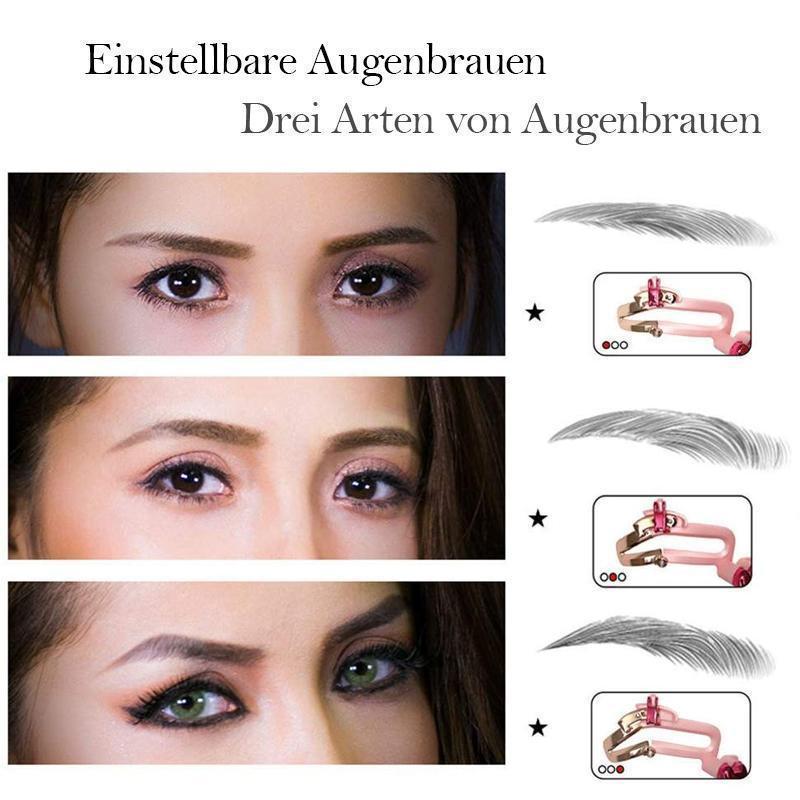 Einstellbare Augenbraue formt Schablone