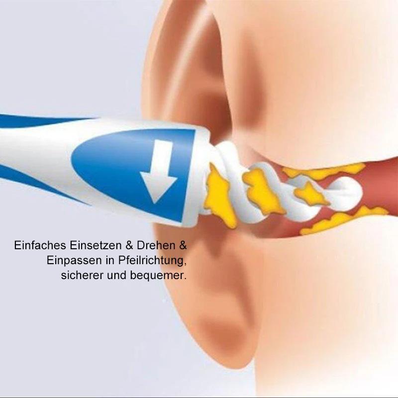 Ohrenschmalz Entferner, mit 16 abwaschbaren Ersatzspitzen