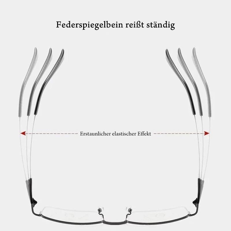 Titanium progressive Dual-Use-Lesebrille für nah und fern