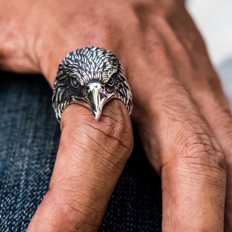 Herren Adler Ring