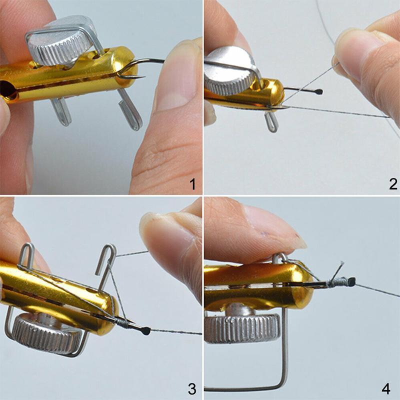 Schnelles Angelknoten-Bindewerkzeug