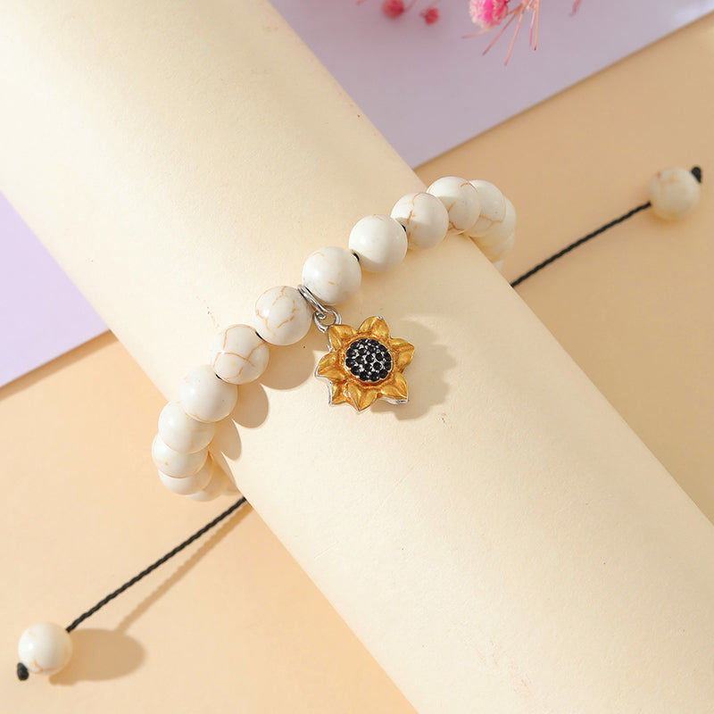 Sonnenblumen Armband - „Back to School“