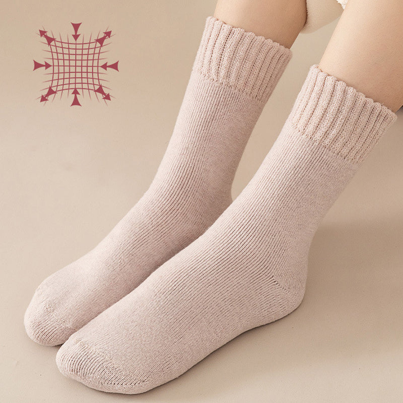 Kuschelige Unisex-Winter-Thermosocken aus Samt