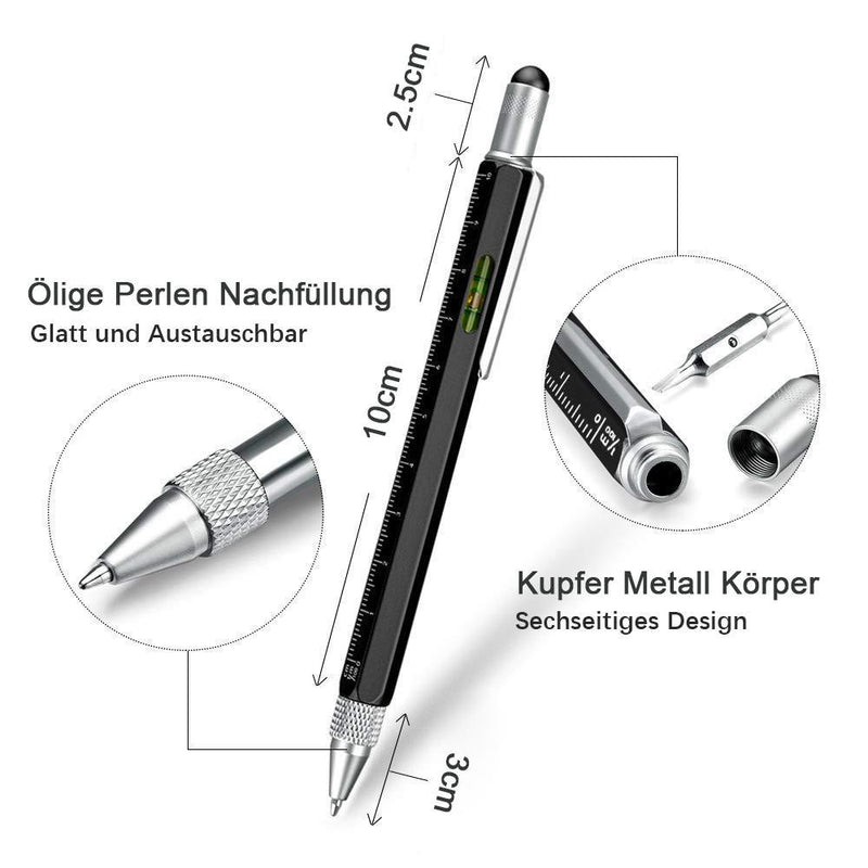 7-in-1 Multifunktionaler Schraubendreher-Stift, 2 Stücke