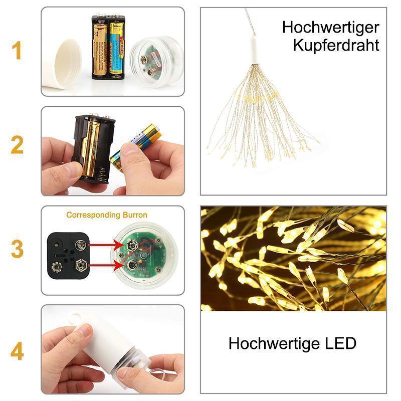 LED Kupferdraht Feuerwerk Lichter