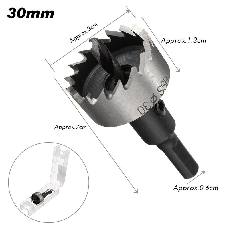 Carbide Spitze HSS Bohrer Lochsäge Set, 16-30mm, 5PCS - hallohaus