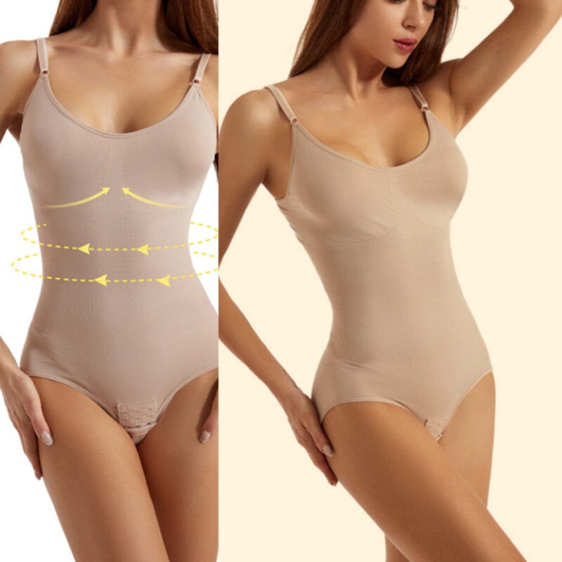 Einteilige Shapewear zur Taillenkontrolle mit Bauchkontrolle