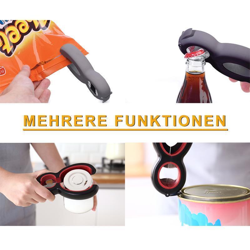 6 in1 Multifunktionale Tragbare Flaschenöffner