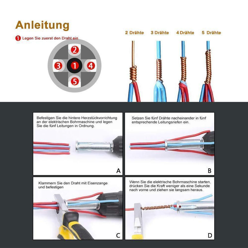 Abisolier- und Verdrehwerkzeug