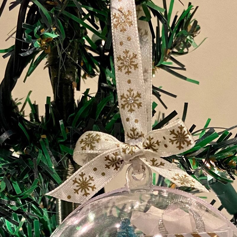 Christbaumschmuck transparente Kugel