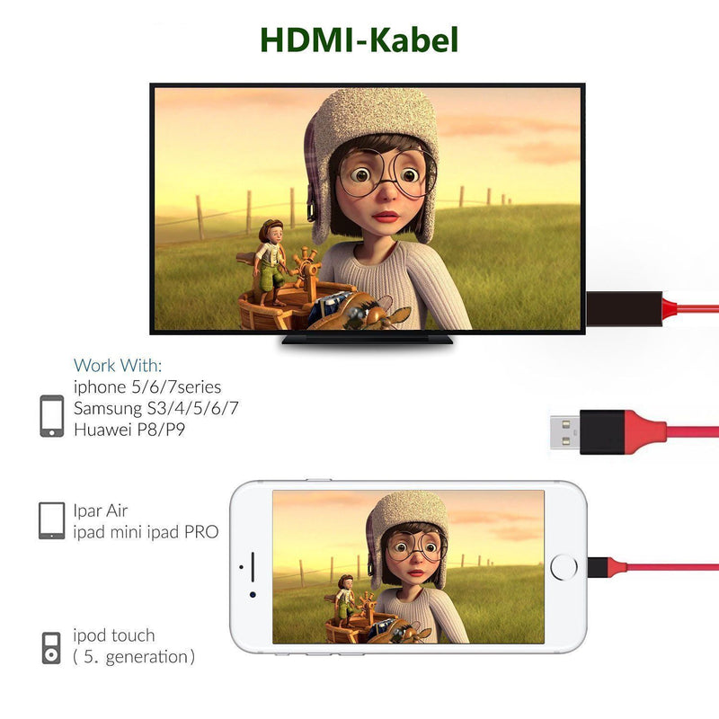 HDMI Kabel, 1080P, Transmit Audio und Video Heimkino