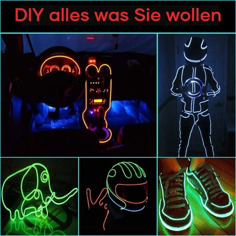 4-in-1 LED Atmosphärenlicht für Autos