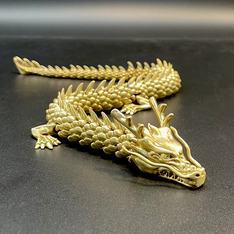 Golddrache mit beweglichen Gelenken