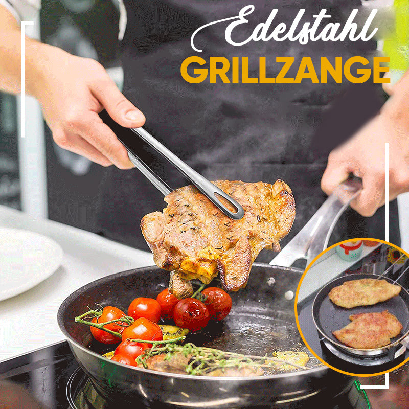 Grillzange aus Edelstahl