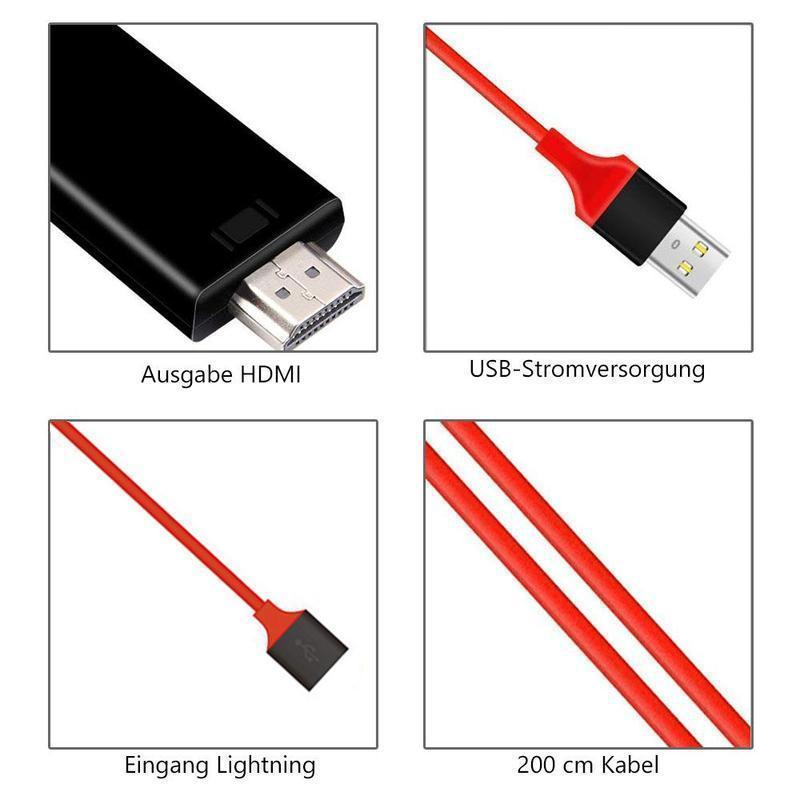 HDMI Kabel, 1080P, Transmit Audio und Video Heimkino