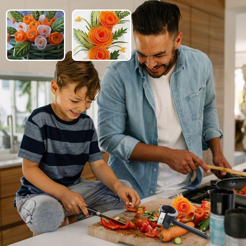 Spiralförmige Blumenwalze für Obst und Gemüse