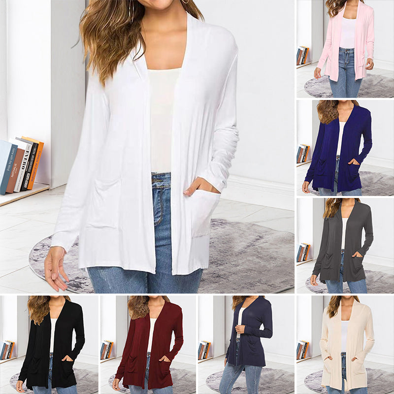 Women's Casual Summer Open Front Cardigan