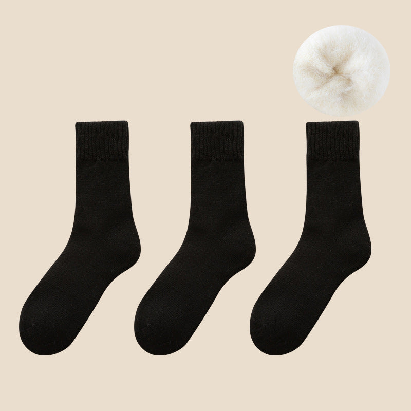 Kuschelige Unisex-Winter-Thermosocken aus Samt